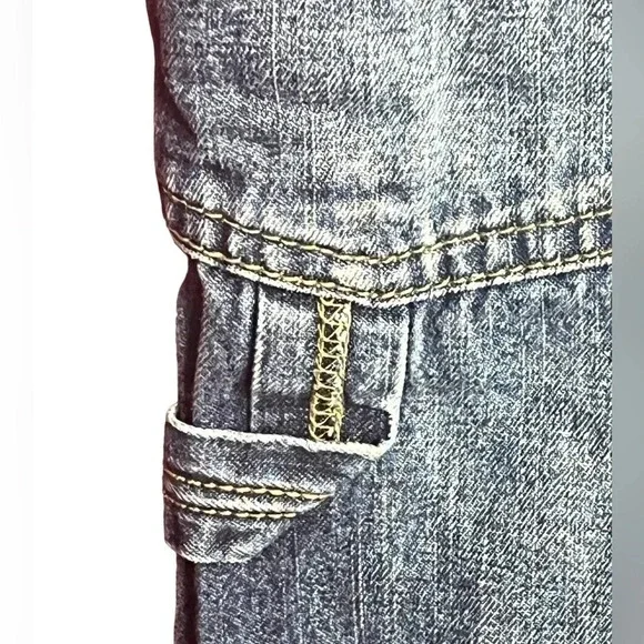 Oshkosh b’Gosh Denim & Co Toddler Overalls Blue VestBak Size 4T - Picture 6 of 11